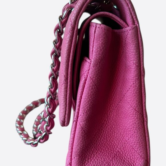 Chanel Pink Caviar Quilted Medium Flap Bag - Picture 4 of 7